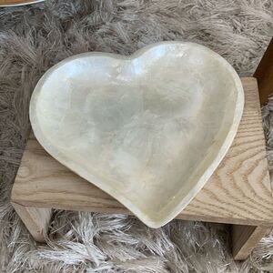 Villeroy & Boch Capiz Shell Heart Shaped Trinket Jewelry Dish